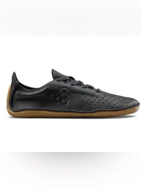 NEW Vivobarefoot Sensus Barefoot Black Leather Sneakers Men's Shoes